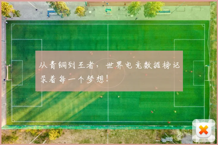 从青铜到王者，世界电竞数据榜记录着每一个梦想！